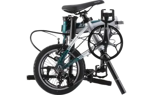 ＜ R8年熊本地震復興支援 ＞【 Misty Forest 】 DAHON フォールディングバイク K3 14インチ 自転車 折りたたみ自転車 折りたたみ コンパクト 通勤 通学 日常使い サイクリング 収納