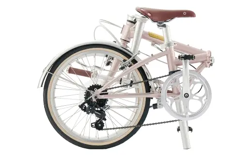 ＜ R8年熊本地震復興支援 ＞【 Smoky Pink 】 DAHON フォールディングバイク Boardwalk D7 20インチ 自転車 折りたたみ自転車 折りたたみ コンパクト 通勤 通学 日常使い サイクリング 収納