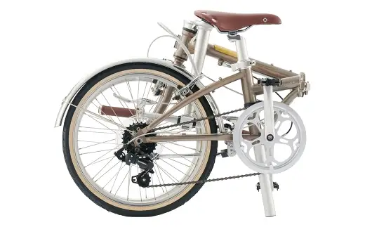 ＜ R8年熊本地震復興支援 ＞【 Antique Brass 】 DAHON フォールディングバイク Boardwalk D7 20インチ 自転車 折りたたみ自転車 折りたたみ コンパクト 通勤 通学 日常使い サイクリング 収納