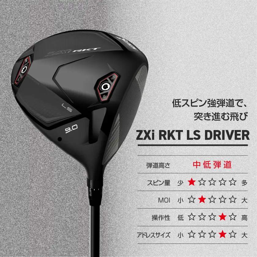 スリクソン ZXi RKT LS ドライバー VENTUS TR ZXi-Ⅱ 6 カーボンシャフト (9/S)【2026モデル】〔JI-C707-9S〕_(都城市)ダンロップ スリクソン ZXiシリーズ 2026年モデル ドライバー カーボンシャフト ゴルフ用品 スポーツ用品 日本製 MADE IN JAPAN 国産 ゴルフクラブ