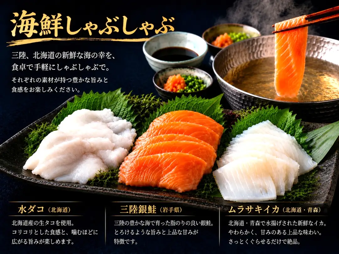 海鮮3種のお刺身セット 300g×10パック 【 サーモン ムラサキイカ 水タコ 】 冷凍