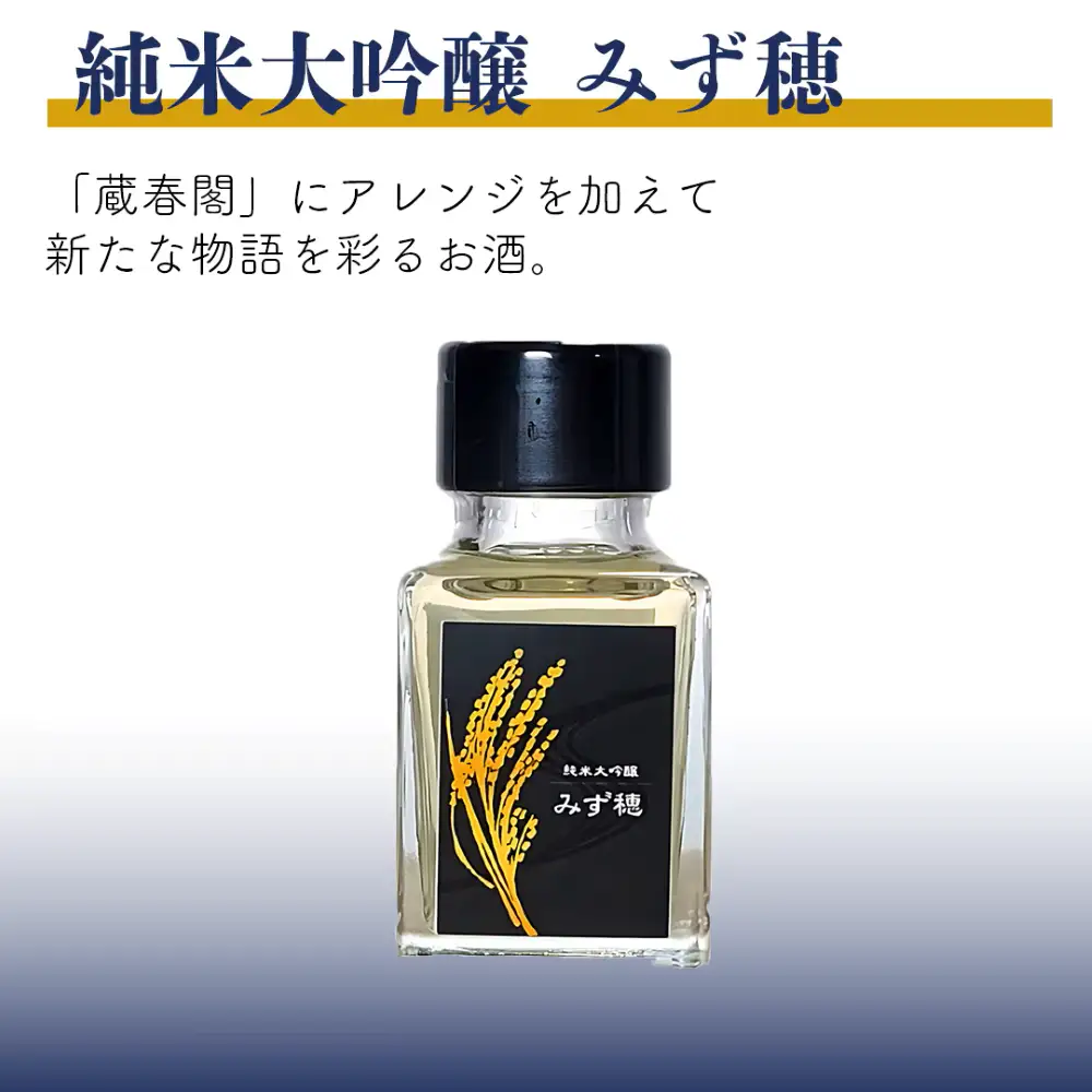 王紋酒造 日本酒 ミニチュア 3本 Aセット 飲み比べ