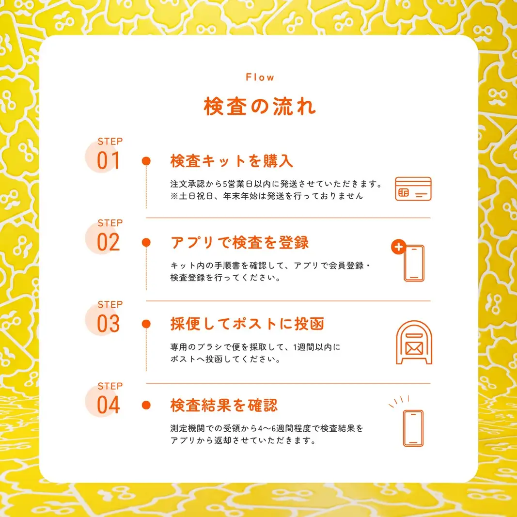 子ども向け腸内細菌検査サービス「うんちぇっく」 2回分 0198-004-S08