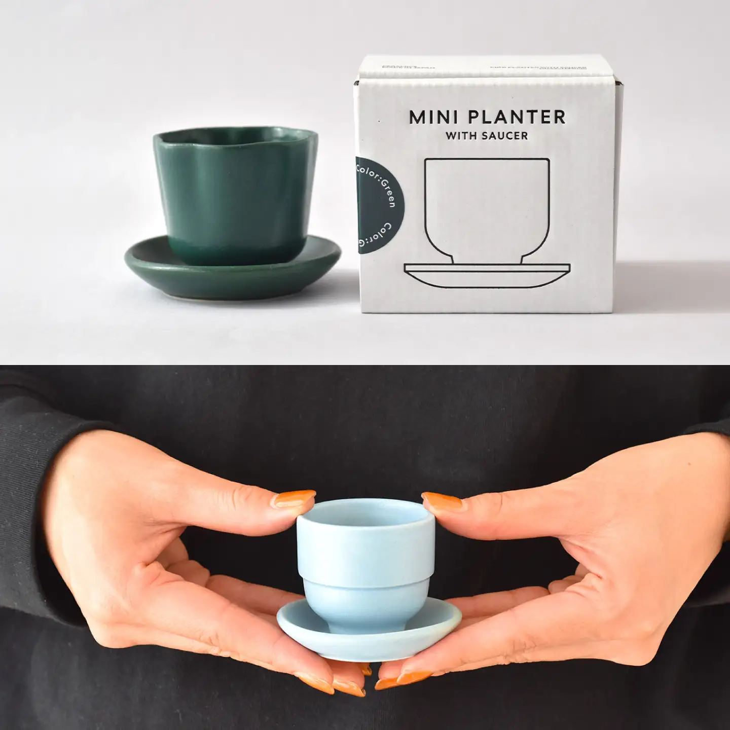 【美濃焼】miBRAND Mini-Ueki-Pot 植木鉢【６色セット】ポット 鉢 植物[MCG075]