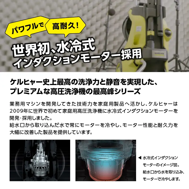 【西日本用 60Hz】ケルヒャー 高圧洗浄機 K 3 サイレントプラスベランダ APV0021