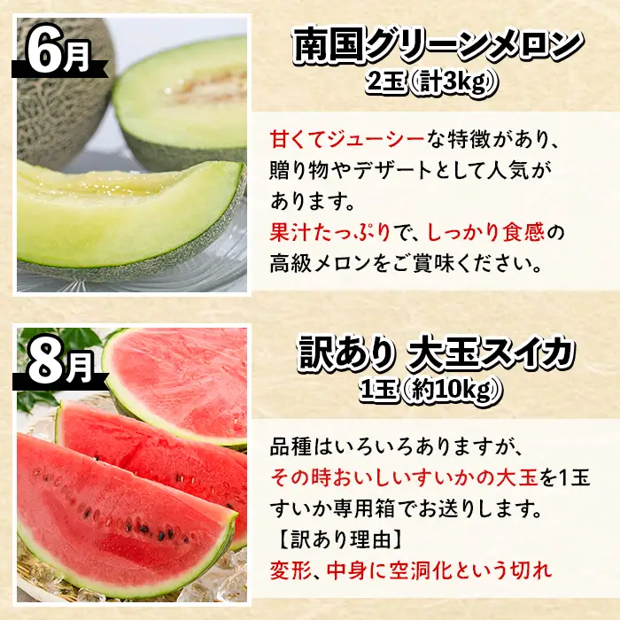＜定期便・全6回(偶数月)＞阿久根旬のごちそう定期便(ぼんたん・露地不知火・そら豆・南国グリーンメロン・大玉スイカ・伊勢海老) 国産 フルーツ 果物 柑橘 野菜 豆類 魚介 ボンタン 文旦 そらまめ すいか えび エビ 季節 訳あり 【松永青果】akn053-50