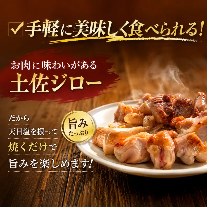 地鶏 土佐ジロー カット肉 ハンバーグ セット 【地鶏】