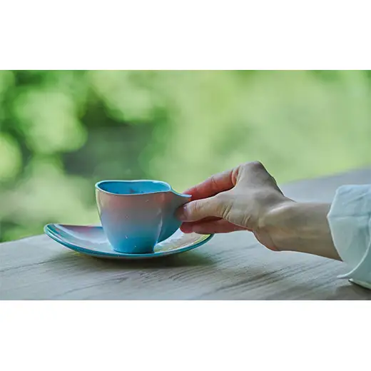 iroikoi 変形珈琲小椀 旅人の灯り 工芸品 食器 コーヒーカップ 小鉢 山中漆器 F6P-3335