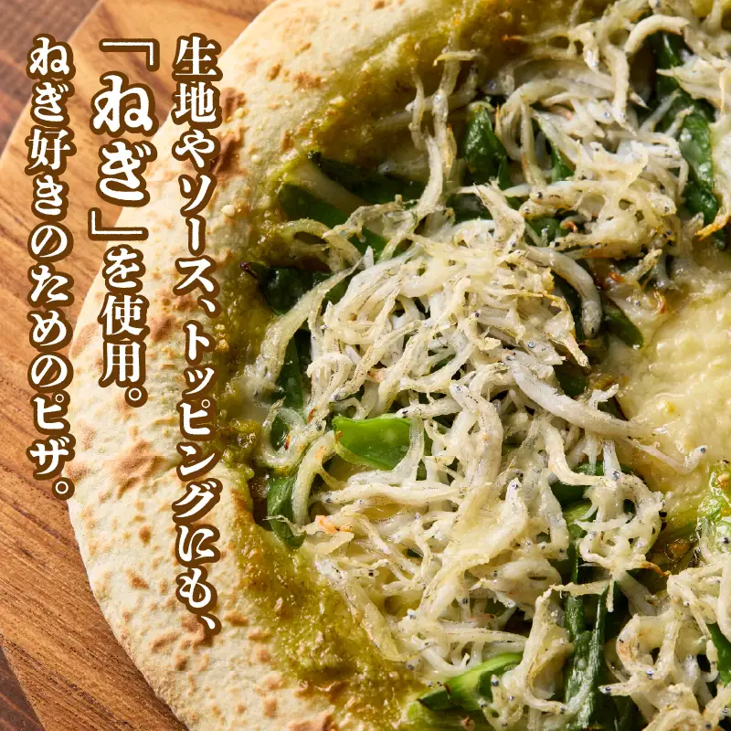 京都山城のねぎと国産しらすピザ 6枚セット 001-17-06
