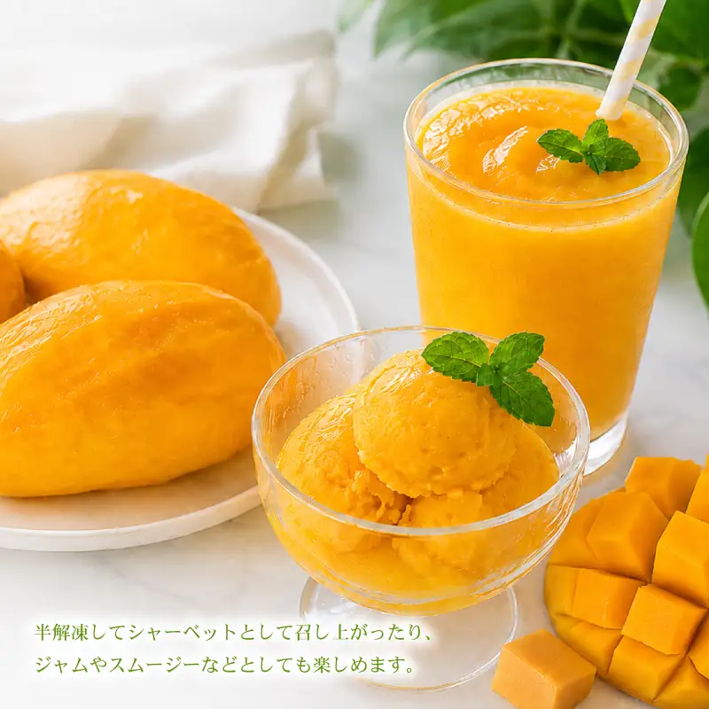 冷凍 完熟 マンゴー 約1kg マンゴー