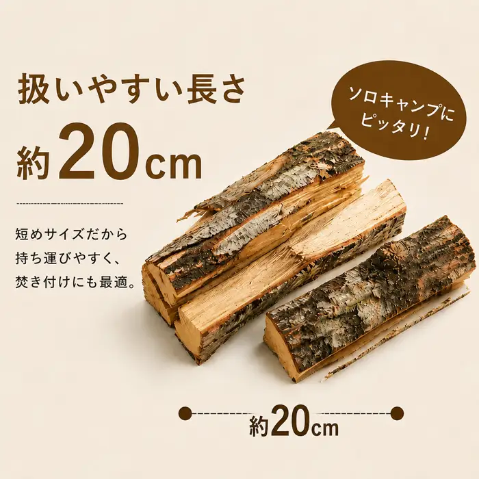 【薪】短めサイズ 20cm 10kg ナラ・クヌギ材 ミックス 長野県産 ｜【TKG麓庵】広葉樹 乾燥薪 焚火 暖炉 燃料 木材 火起こし 薪割り 薪ストーブ 焚火 たき火 暖炉 キャンプ アウトドア