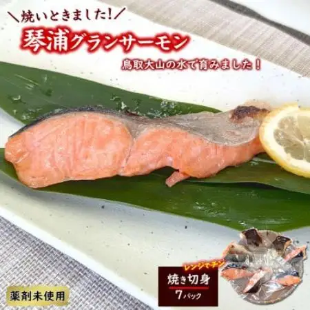 【毎月定期便】山陰の魚屋 山米鮮魚 厳選 国産グランサーモン定期便全4回【配送不可地域：離島】【4090342】