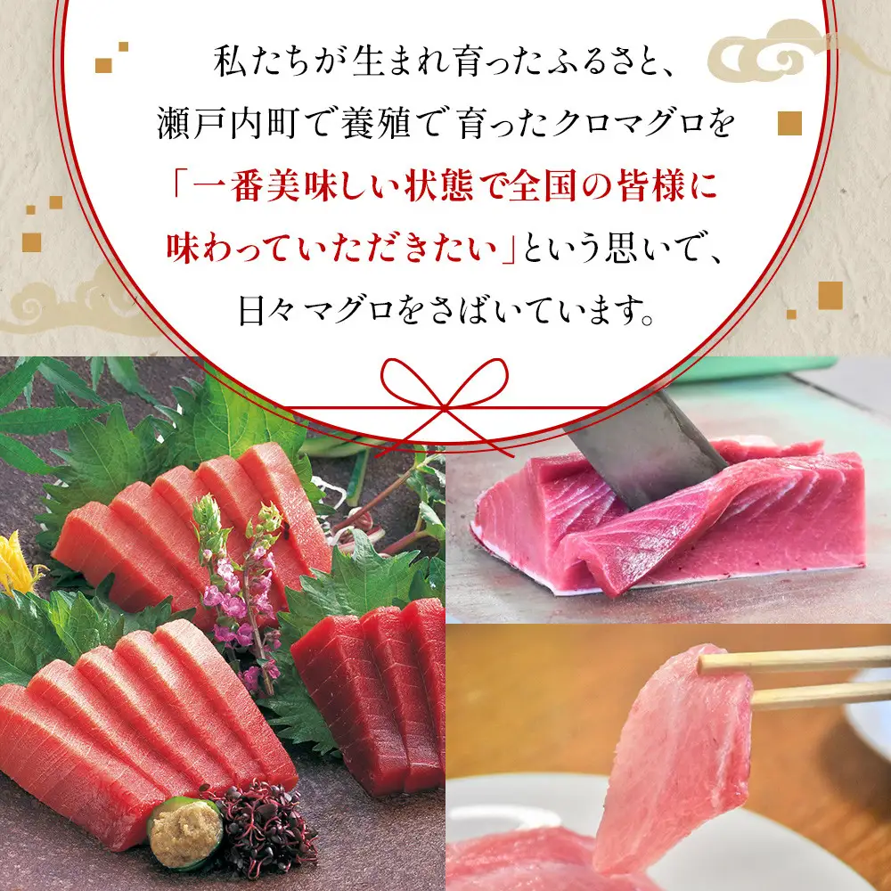 【3回定期便】奄美大島産養殖クロマグロ 4柵セット 900g以上