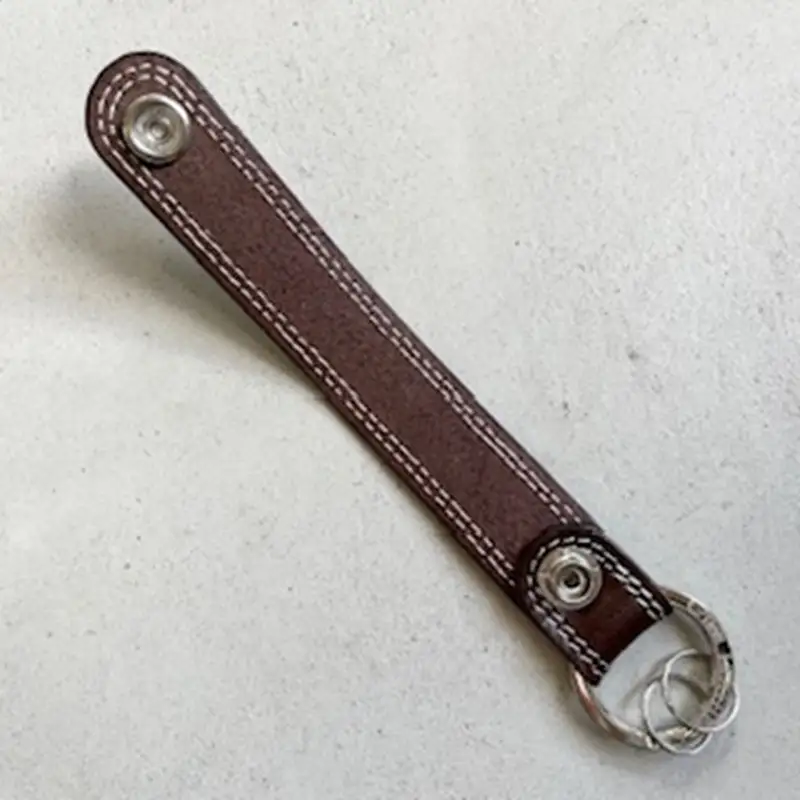 革小物 キーホルダー（ダークブラウン）レザー製品 革製品