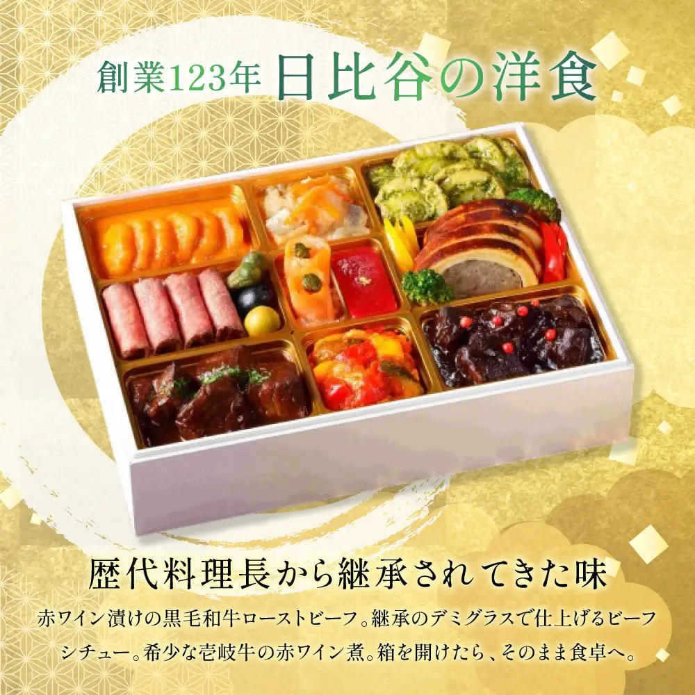 日比谷松本楼　洋風オードブル (じゃがいものスープ2付/箱盛付タイプ)