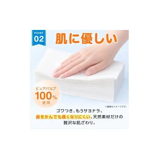 【3ヶ月毎月定期便】エルモア ソフトパックティシュー  400枚 200組 50パック 箱なし コンパクト カミ商事 国産 ピュアパルプ 100％ 大容量 ティッシュ日用品 収納 送料無料 愛媛県 四国中央市