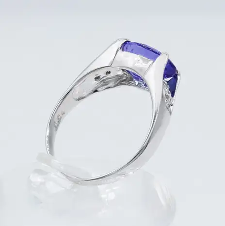 タンザナイト リング 2.0ct  Ag900[Pt100] （161195-t） (BR-103)