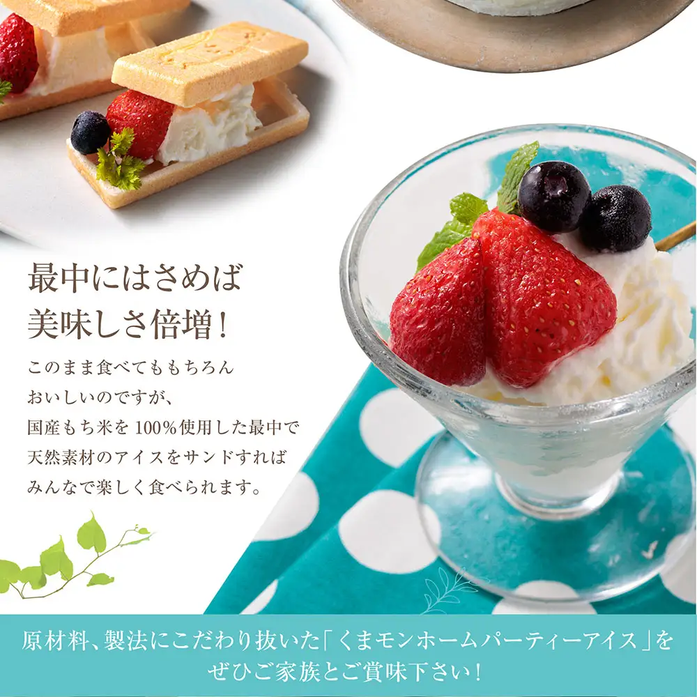 阿蘇天然アイス　くまモンホームパーティーアイスセット_pickup