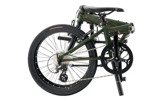 ＜ R8年熊本地震復興支援 ＞【 Tank Green 】 DAHON フォールディングバイク Speed Falco シマノパーツモデル 20インチ 自転車 折りたたみ自転車 折りたたみ コンパクト 通勤 通学 日常使い サイクリング 収納