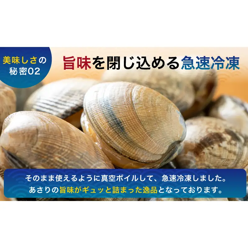 3ヵ月 定期便 あさり 簡単 お手軽 北海道 厚岸産 天然 ブランチング加工 3D 冷凍 大あさり 500g ×4パック 貝 海鮮 魚介類