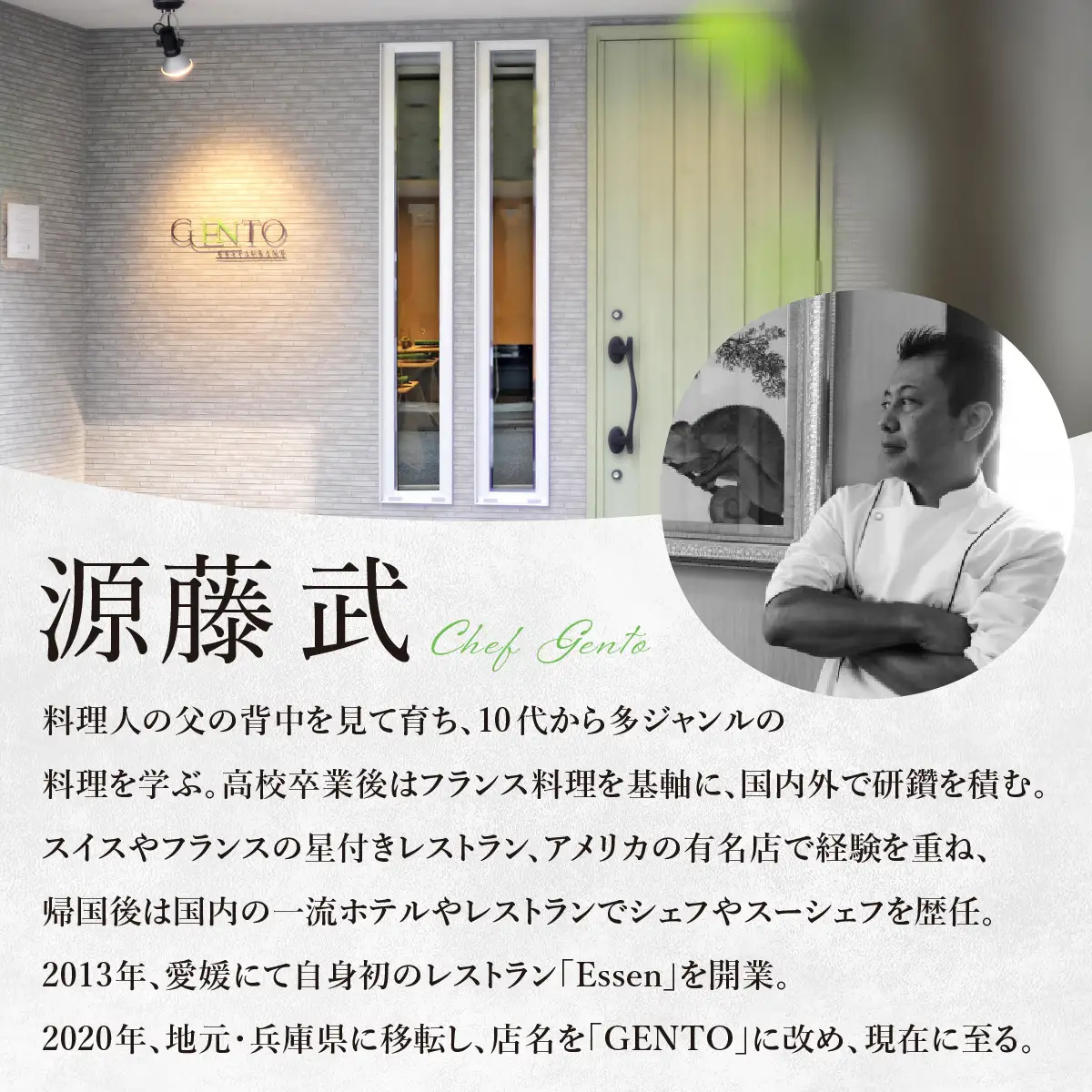 【GENTO】≪Lunch／Dinner共通≫　Aコースお食事券