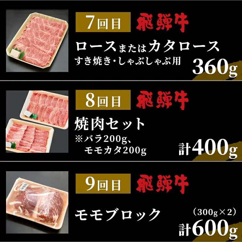 5等級 シャトーブリアン入り 飛騨牛 定期便 全12回 A5等級 すき焼き しゃぶしゃぶ ステーキ 焼肉 BBQ ロース 肩ロース ロースステーキ カルビ 切り落とし 贅沢 モモ カタ ギフト 12ヶ月 定期 おすすめ 人気 飛騨 牛 肉 和牛 黒毛和牛 ブランド牛 養老ミート