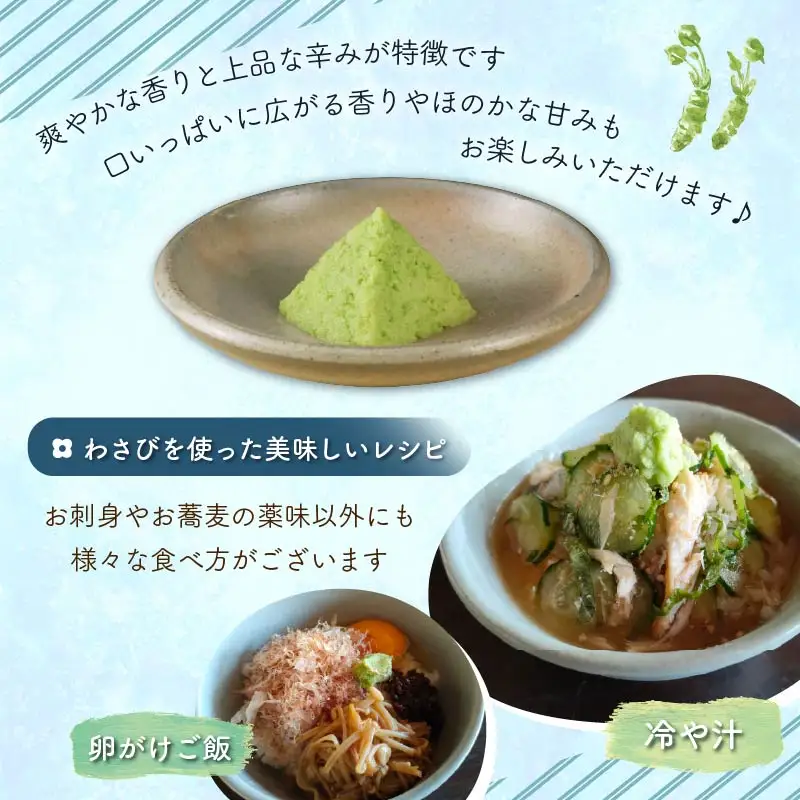 わさび 伊豆 下田 本わさび ワサビ 食べきりサイズ 計150g