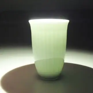 有田焼 ろくろ手造り 白磁鎬文 フリーカップ【佳秀窯 西山正作 】食器 器 うつわ カップ ろくろ 伝統工芸 bs036