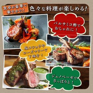 骨付きラム肉ステーキセット【300g×1パック、オリジナルスパイス10g】_I015-0443