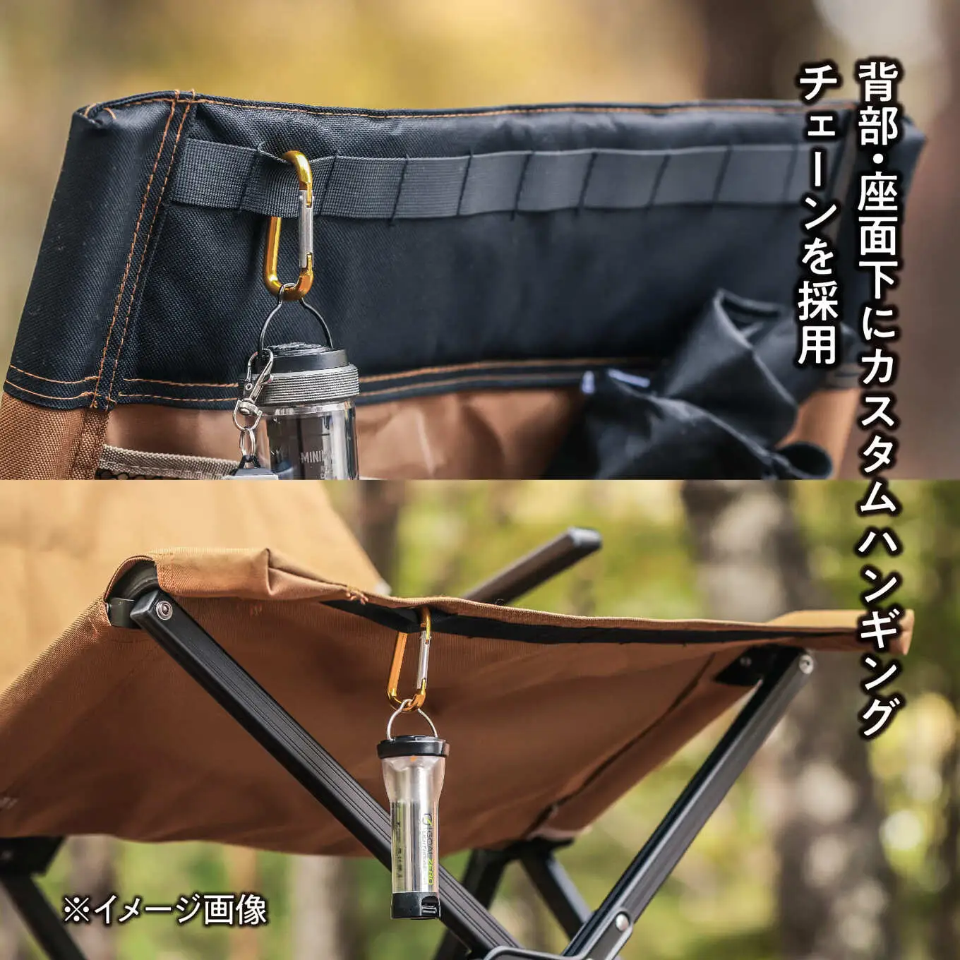 横浜生まれのアウトドアブランド TENTFACTORY（テントファクトリー）　カスタムHB（ハイバック）チェア MG（モスグリーン） ARZ0009-02