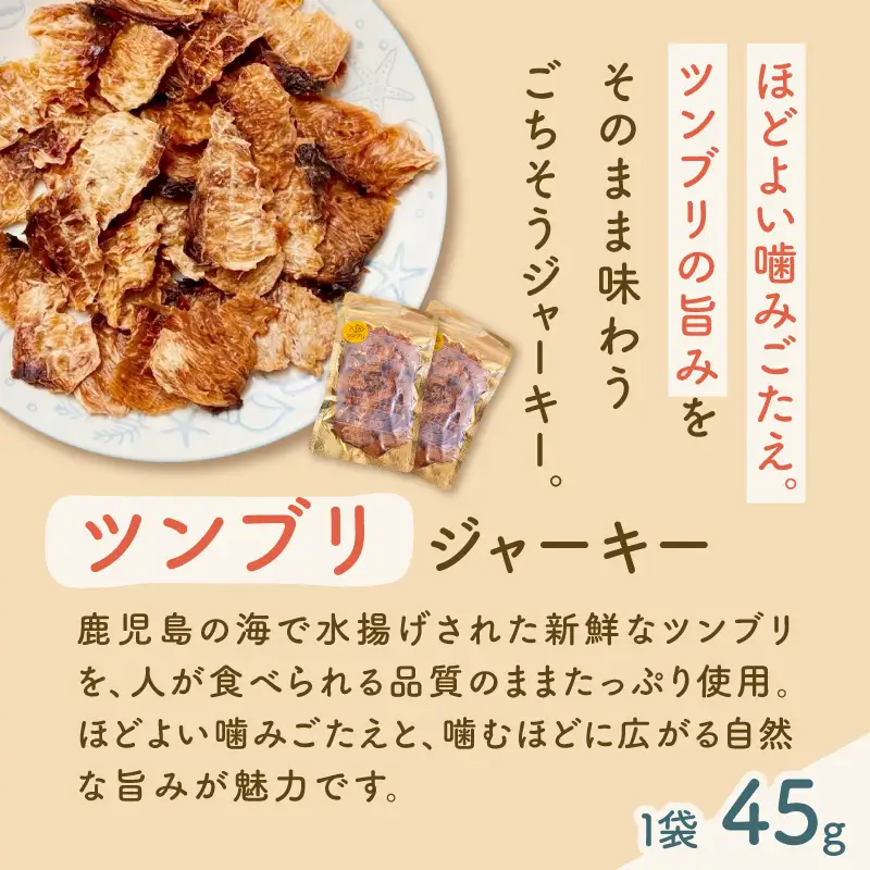 完全 無添加 犬猫 おやつ お魚 ツンブリジャーキー 2袋セット K413-001_01 ジャーキー ツンブリ ペット おやつ