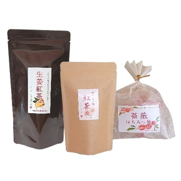 お茶セット　玄米茶 ほうじ茶 深蒸し茶 煎茶 紅茶 茨城県 石岡市 (E15-020)