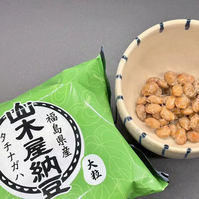 山乃屋の山木屋 大粒 納豆 たちながは 6個 納豆 大豆 健康 発酵食品 ギフト おすすめ 川俣町 福島県   FAF-0285