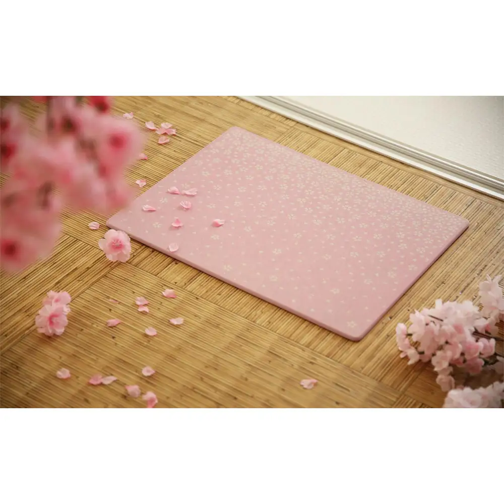 加賀友禅　珪藻土バスマット　小桜