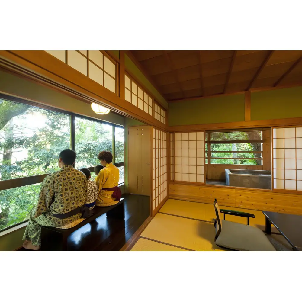【吉田屋山王閣】平休日1泊2食付　ペア宿泊券《「松風庵」露天風呂付和室》