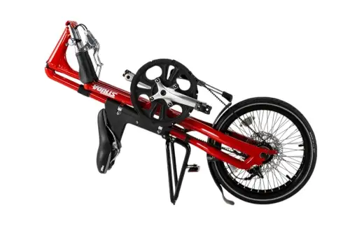 折りたたみ自転車　ミニベロ R8年熊本地震復興支援 ＞【 RED 】 STRiDA SX 折りたたみ自転車 18