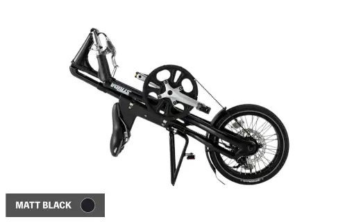 ＜ R8年熊本地震復興支援 ＞【 MATT BLACK 】 STRiDA 5.0 折りたたみ自転車 16インチ ミニベロ 自転車 折りたたみ コンパクト スタイリッシュ 収納 日常使い 通勤 通学 街乗り ベルトドライブ 注油不要 静か