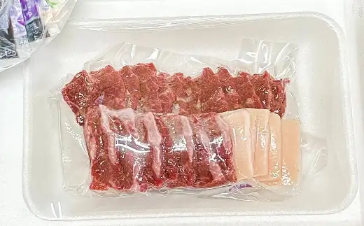 ＜ R8年熊本地震復興支援 ＞スライス馬刺しセット （ 上赤身 約90g、 たてがみ 約10g ） 約100g 馬刺し 馬刺 馬肉 馬 お肉 肉 ニク にく スライス カット不要 醤油付き 生姜付き セット 食べ比べ 詰め合わせ おつまみ 晩酌 冷凍