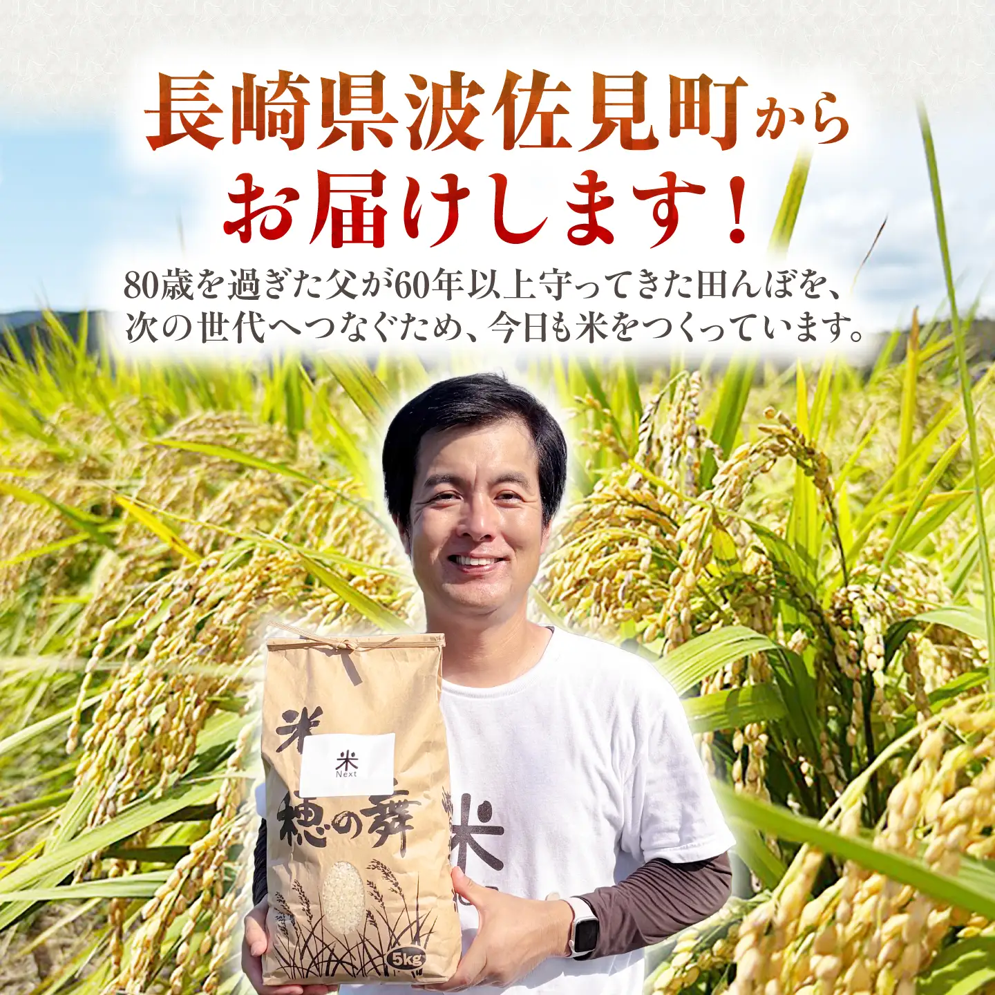 【令和8年産 新米】波佐見町産 なつほのか 5kg 米Next 白米[CH01]