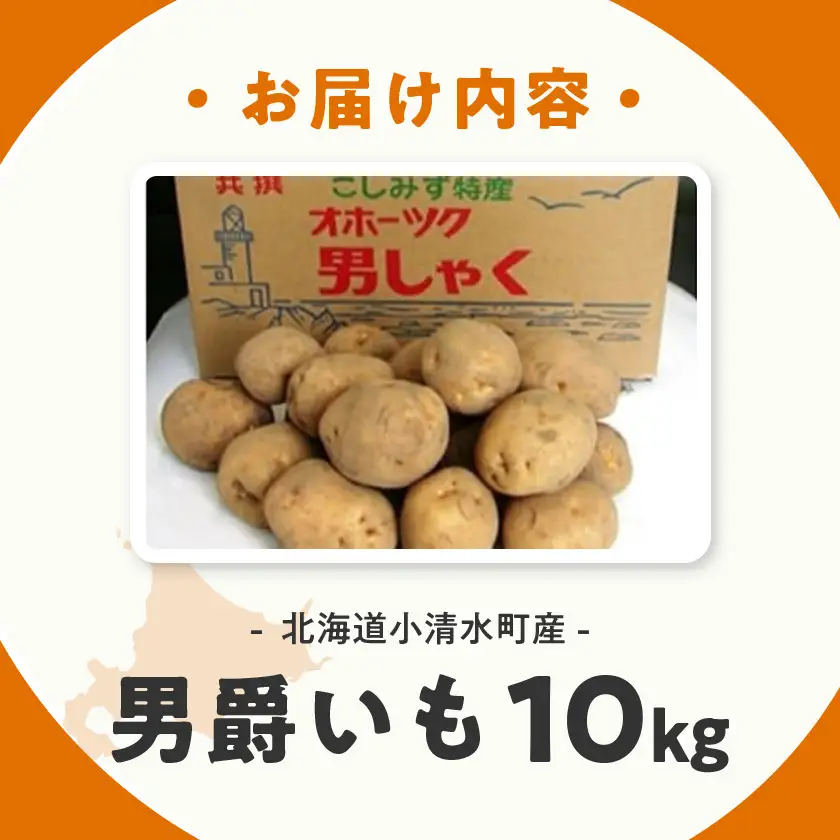 北海道小清水町産 男爵いも10kg ほくほく食感 産地直送【1763224】