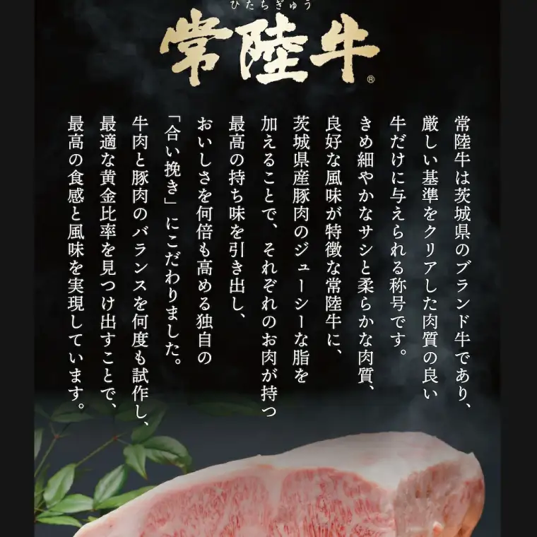 3営業日以内発送！常陸の恵みハンバーグ「常陸牛×茨城県産豚」4種のソースセット（OJ-1）