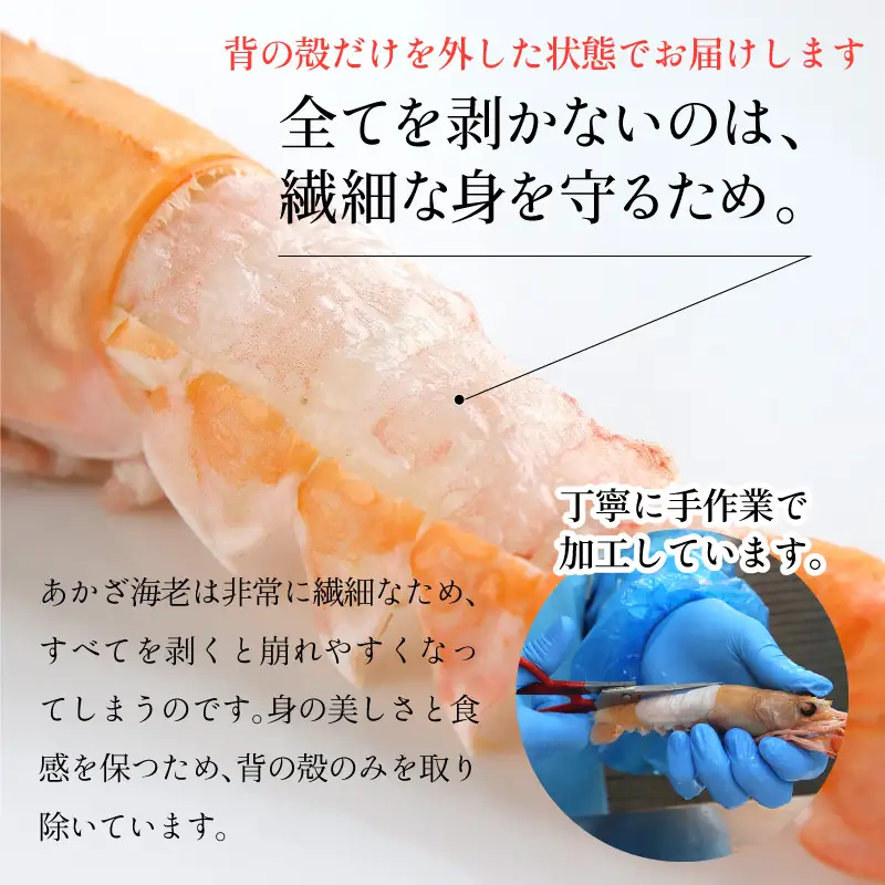 【期間限定】【数量限定】天然あかざ海老 お刺身用_【G0832】