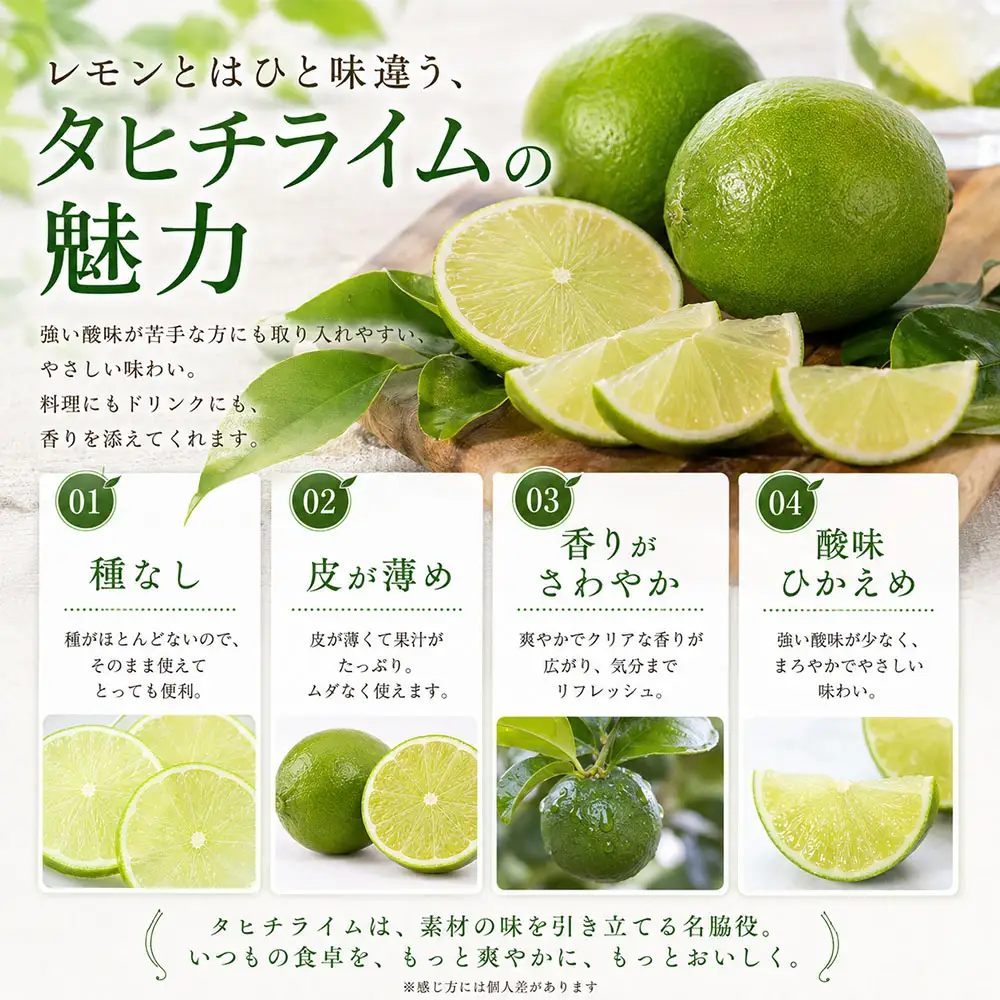 訳あり タヒチライム 約1.6kg ライム サイズおまかせ 国産