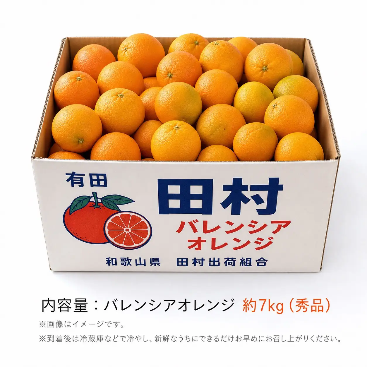 秀品 田村のバレンシアオレンジ 約7kg