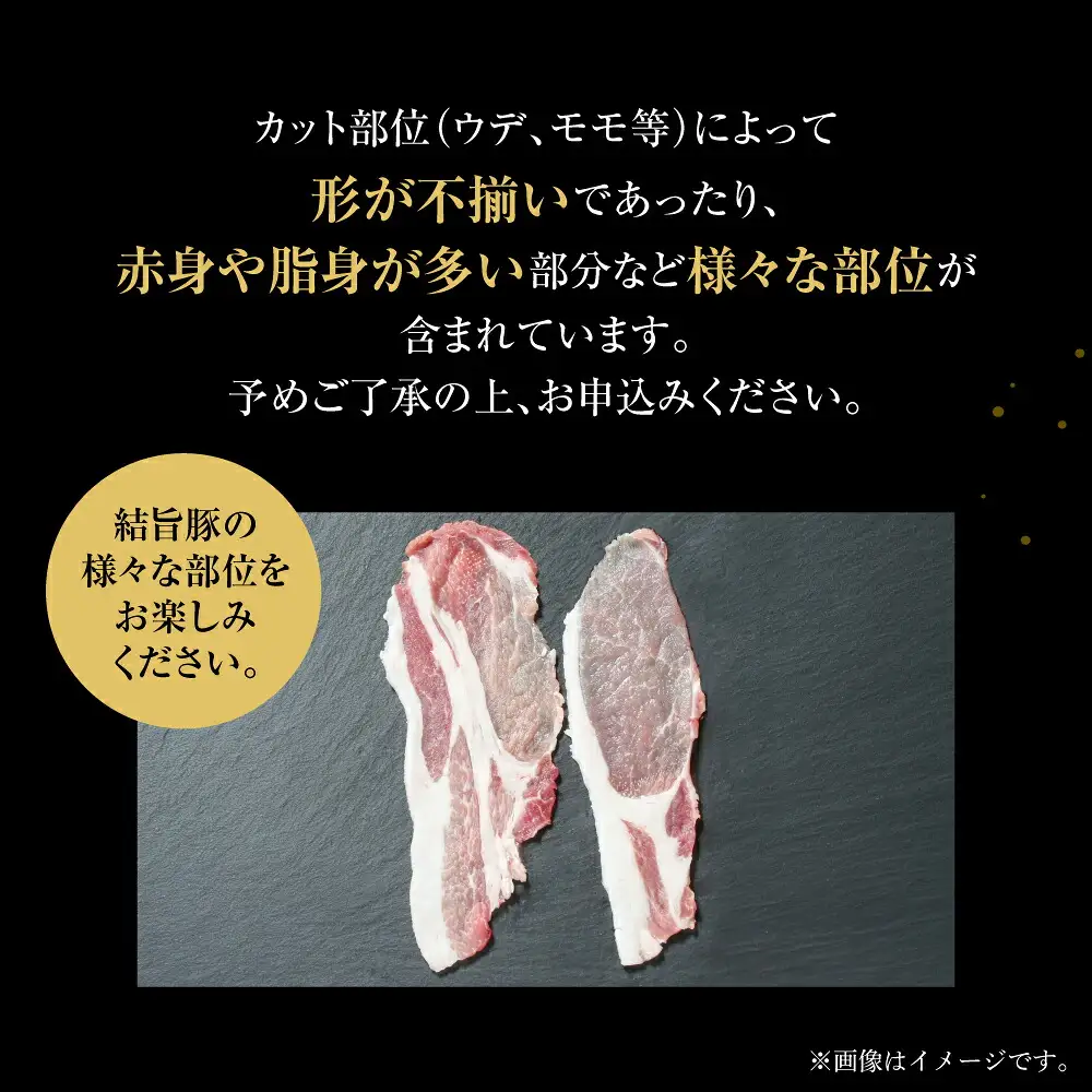 《 定期便 》全6回 結旨豚 ウデ又はモモ 切り落とし 250g×8p（計2kg） トレーなし 簡易包装  ｜ 肉 お肉 豚肉 国産 切り落とし 切落し 薄切り 訳あり 白川郷 岐阜県 白川村 ブランド豚 人気 おすすめ ギフト 飛騨高山ミート