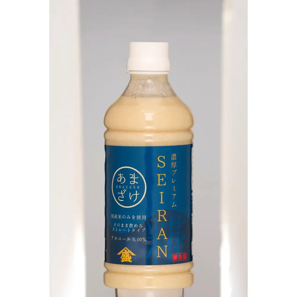 ＜ R8年熊本地震復興支援 ＞濃厚プレミアムあまざけSEIRAN（550g×5本）1セット 甘酒 あまざけ あまさけ 米麹 米糀 ノンアル ノンアルコール 飲料 甘味料 保存料 不使用