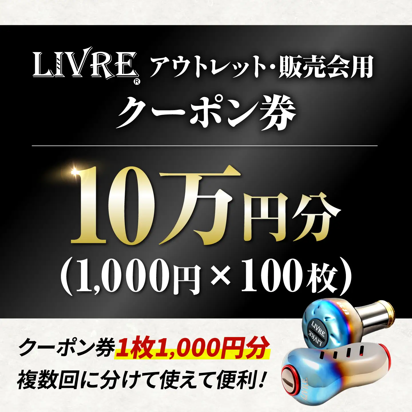 LIVRE 直販売イベントで使える クーポン 100，000円分 / 亀山市 / 有限会社メガテック[AMBB507]
