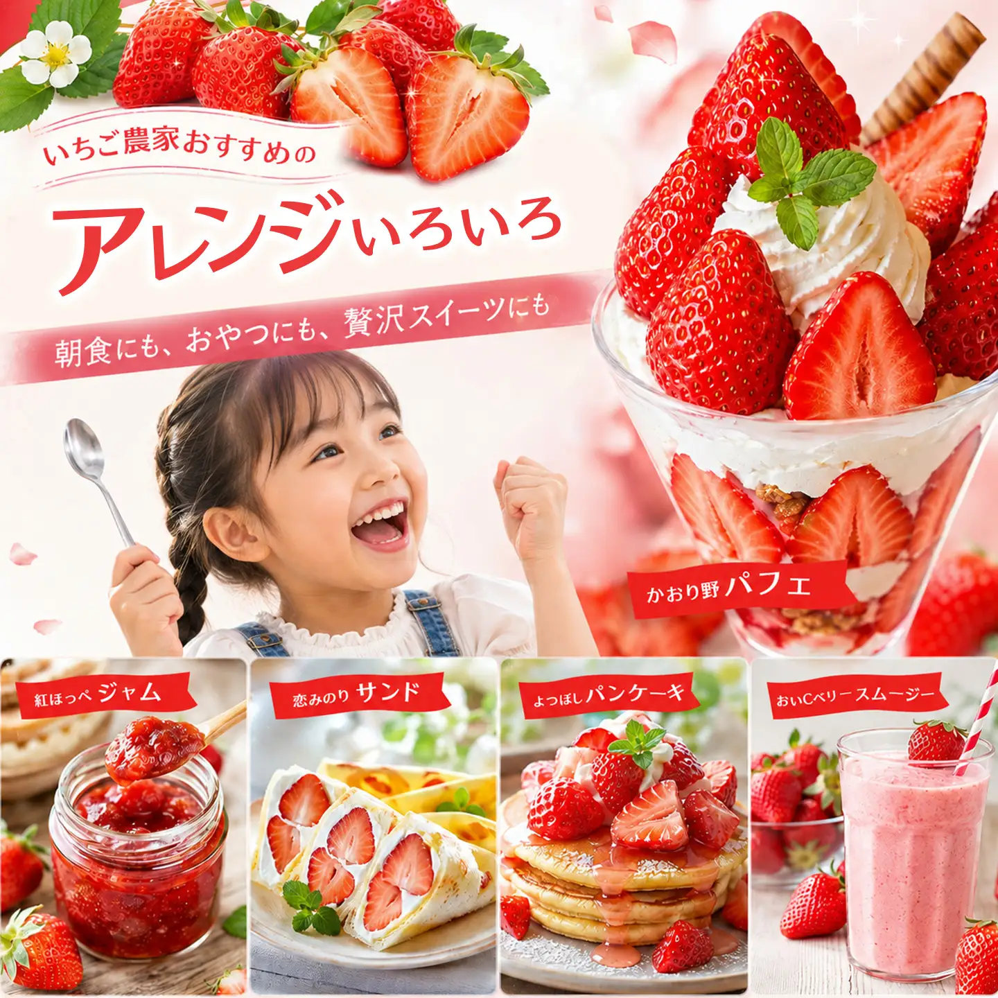 【2027年1月発送】【先行予約】【農場直送！】いちご2品種食べ比べ(約280g×2P) K100075