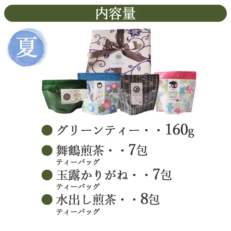 【夏限定】 しあわせ茶箱 お茶セット
