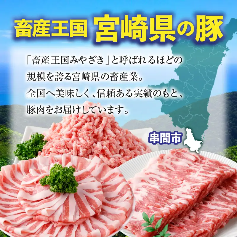 《2026年11月発送》宮崎県産豚バラエティー2.1kgセット_K033-051-11